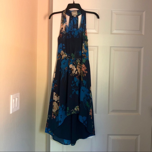Anthro Floral Airy High-Low Dress - Picture 6 of 8